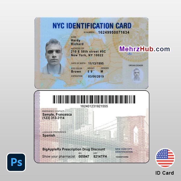 USA ID Card