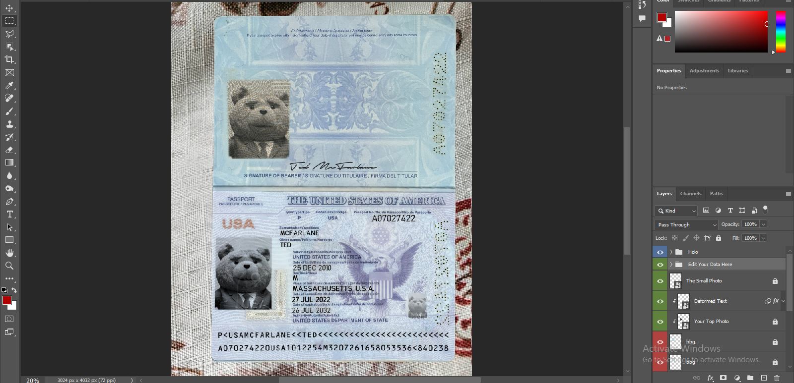 usa passport new