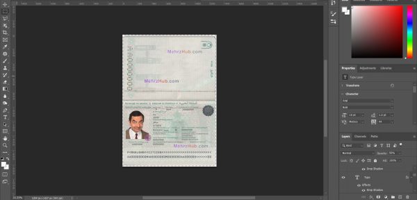 Morocco passport