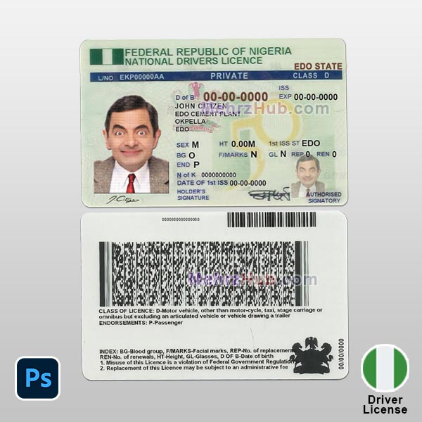 Nigeria Driver License