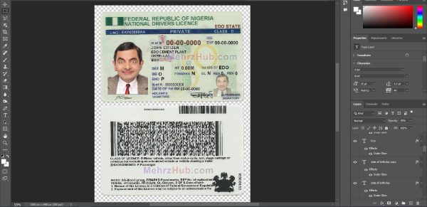 Nigeria Driver License