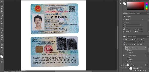 Vietnam ID PSD