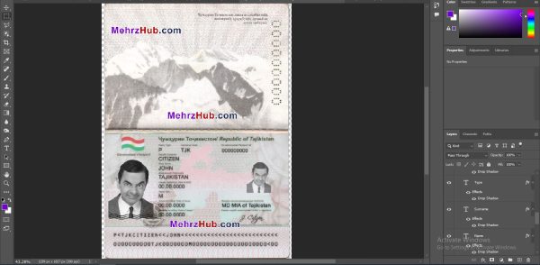 Tajikistan Passport