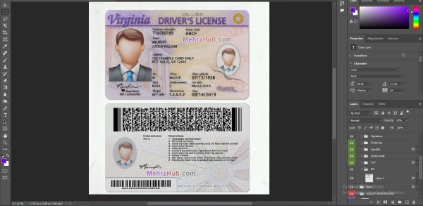 virginia driving license