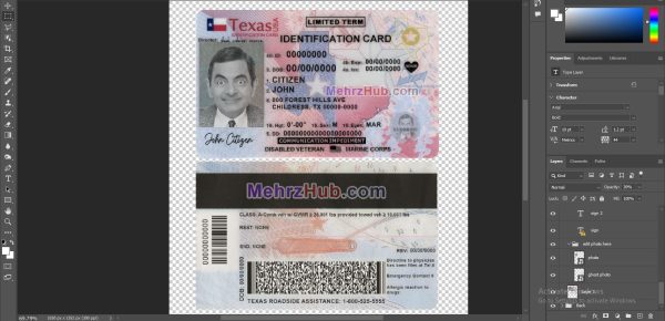 Texas ID Card