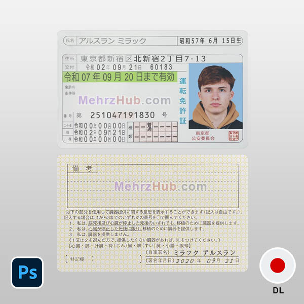 Japan Driving License
